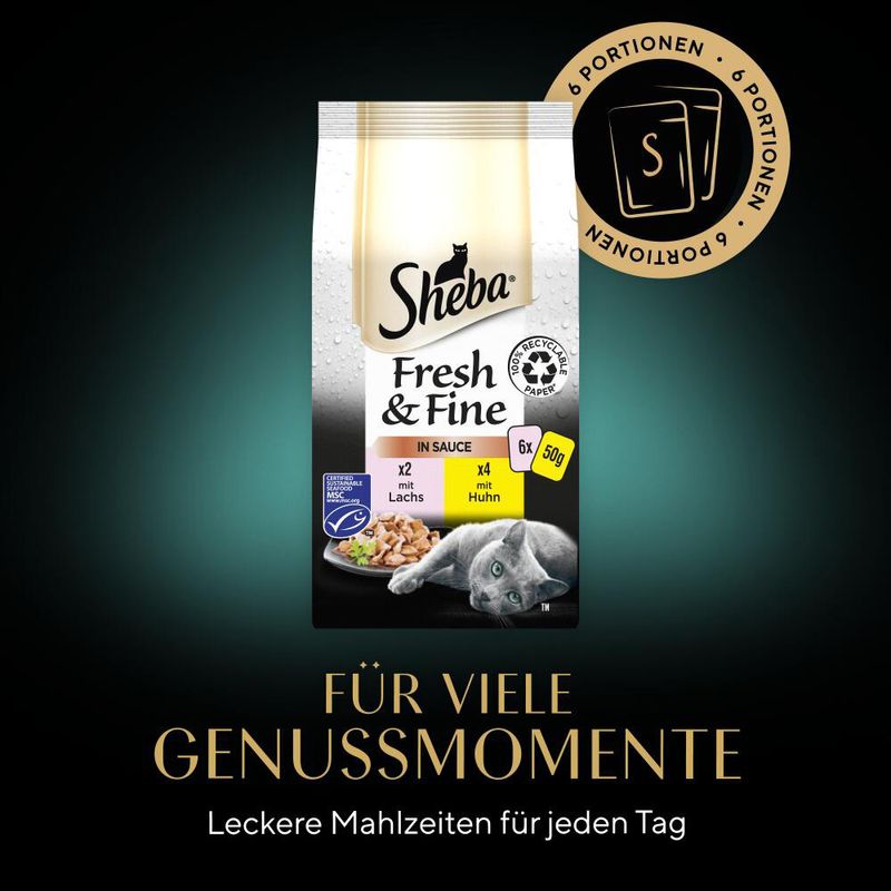 Sparpaket Sheba Fresh & Fine 72 x 50 g zu TOP-Preisen | bitiba %