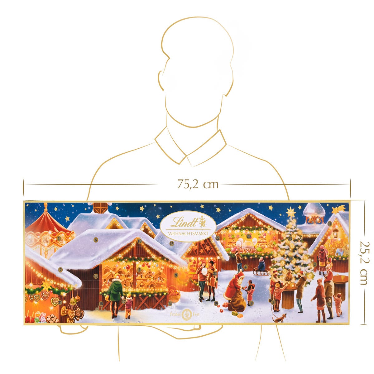 Weihnachtsmarkt Adventskalender, 250g