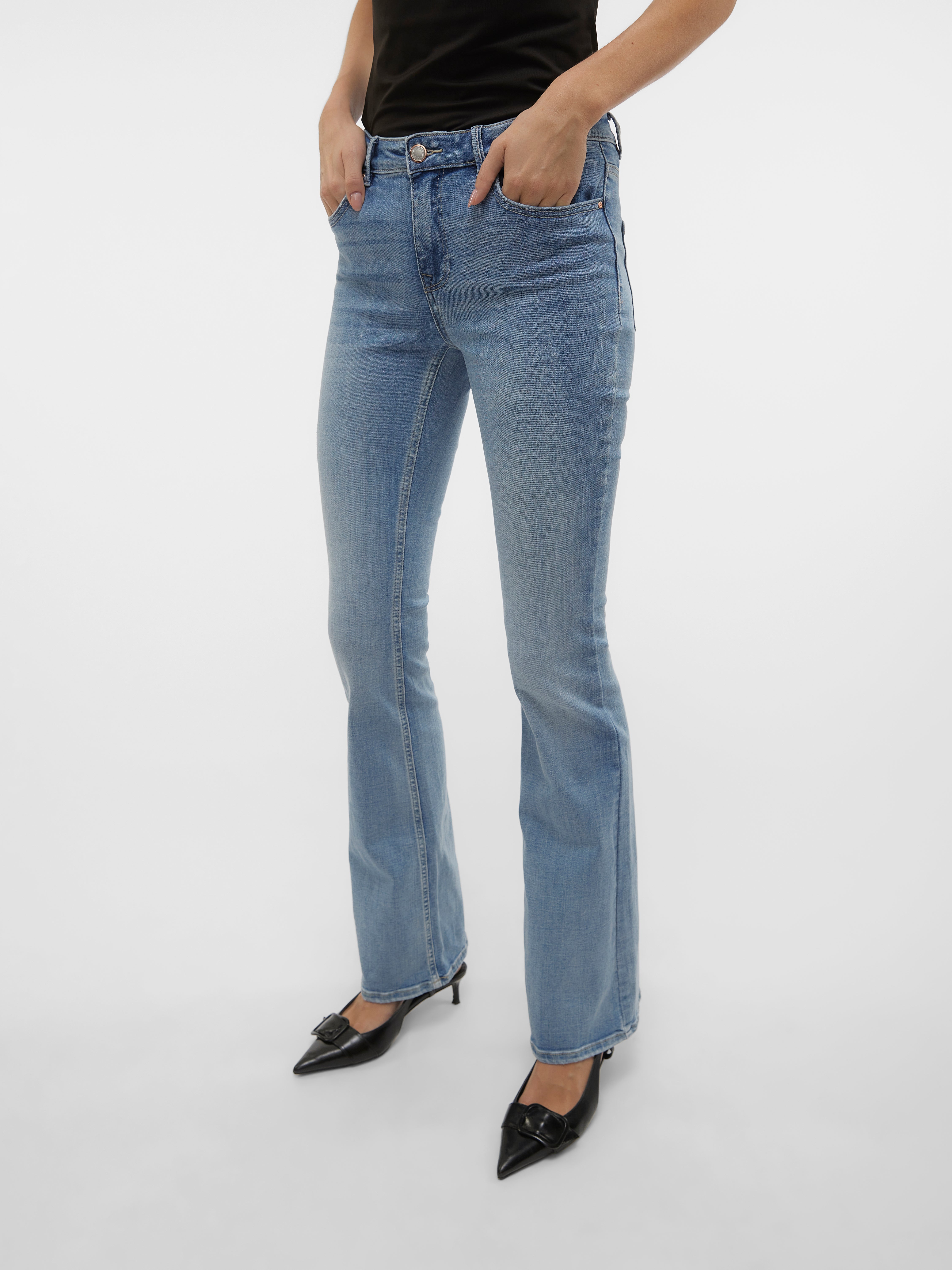 VMFLASH Mid Rise Ausgestellt Jeans