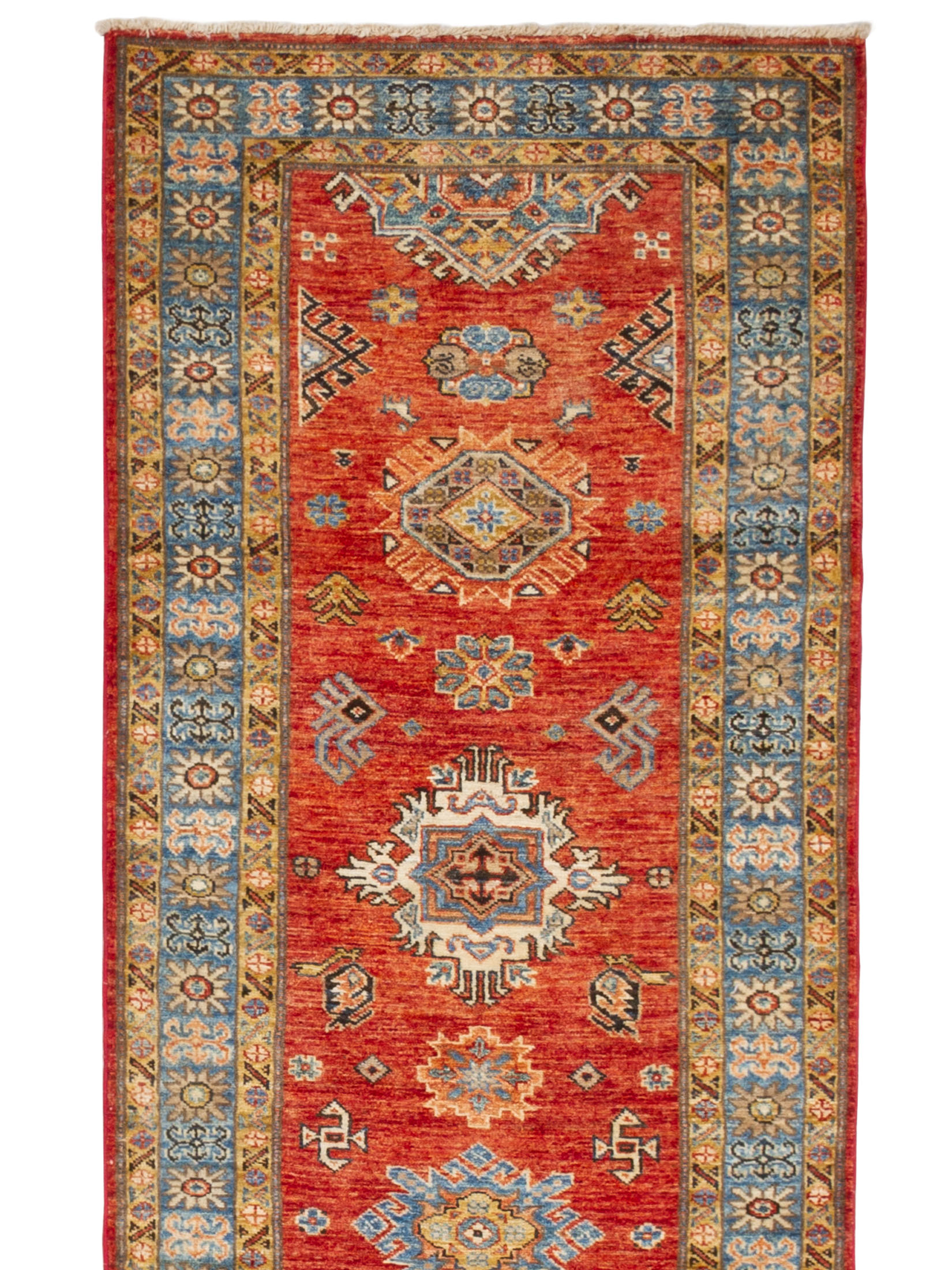 Kazak Ghazni ca. 80 x 267 cm, Unikat / Einzelstück