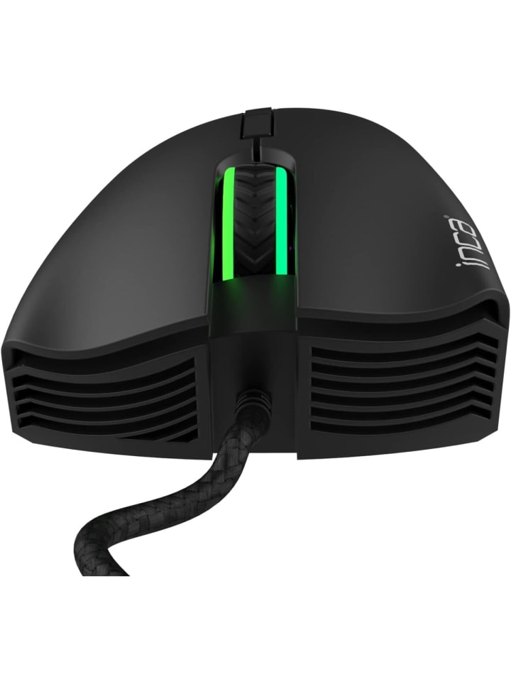 Inca INCA 6400 Dpi IMG-349 ANAHITA RGB 7 Tasten Professionelle Gaming Maus in schwarz günstig kaufen onesize