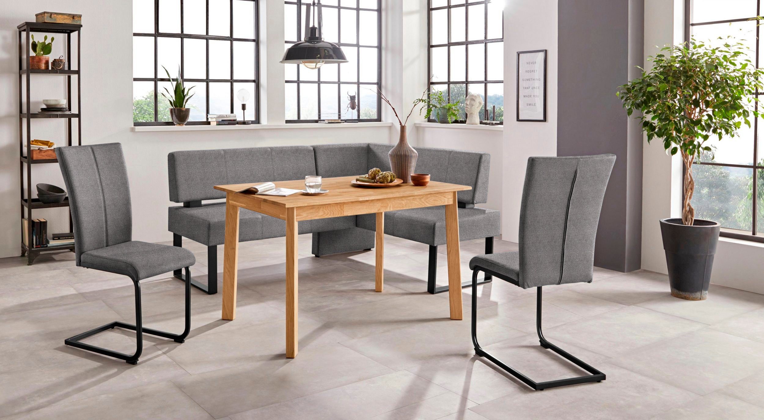 Home affaire Freischwinger Oliver (Set, 2 St), Stuhl belastbar bis 120 Kg