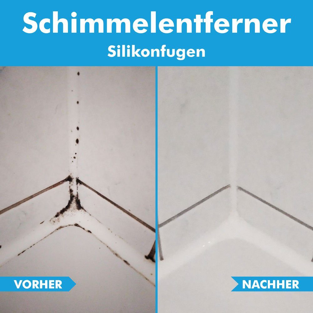 ABACUS Anti-Schimmel-Spray, Schimmelex für Wand und Bad, Anti-Schimmel Schimmelentferner (inkl. Experten Tipps, [2-St. 2x750ml Sofortwirkung mit Langzeiteffekt)