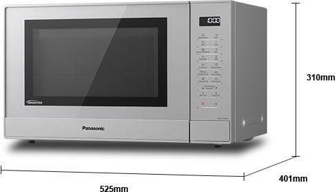 Panasonic Mikrowelle NN-GT47KMGPG, Grill, 31 l