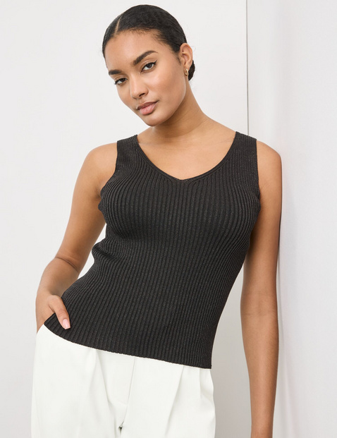 Stricktop mit Glitzer-Effekt