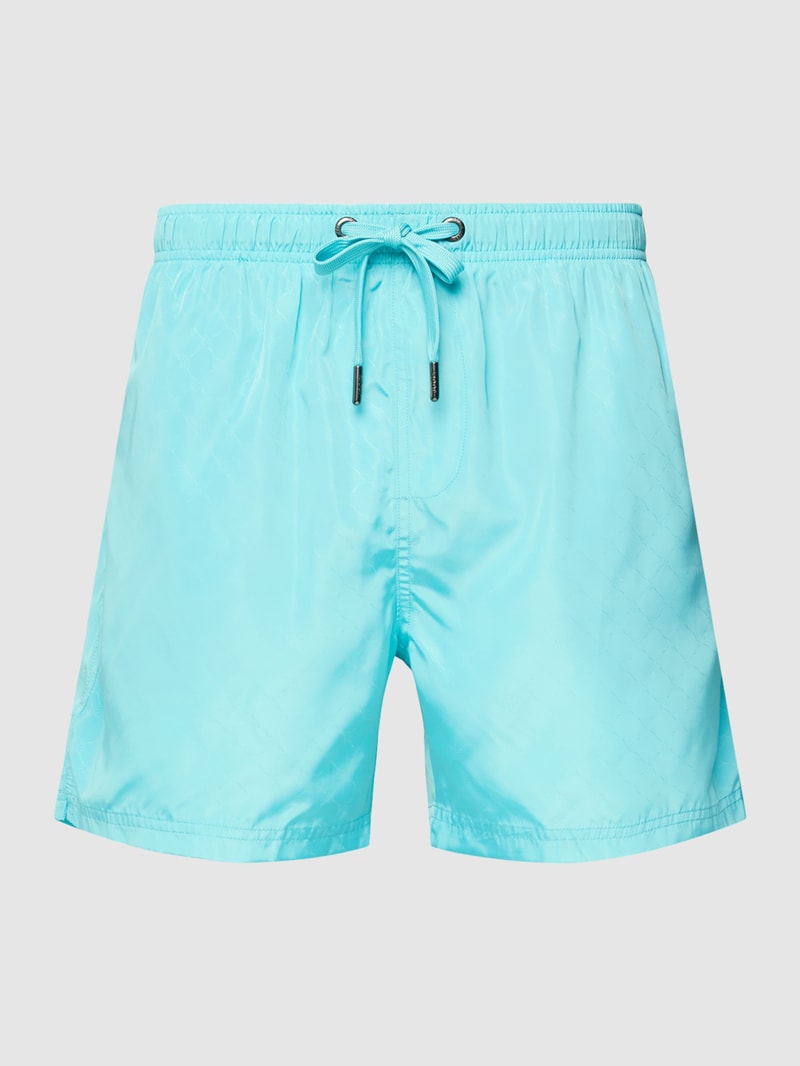Badehose mit elastischem Bund in türkis