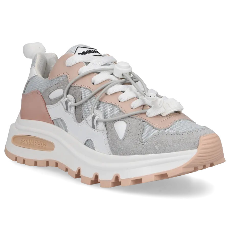 Dsquared2 - Sneaker low RUN DS2 grau-kombi - weiß