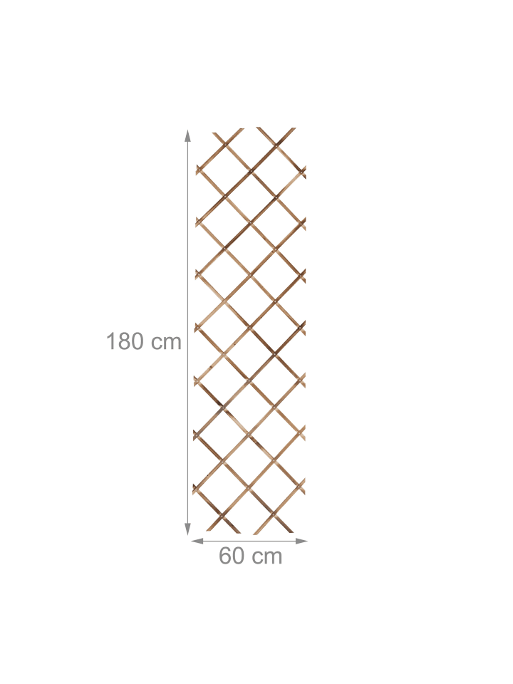 relaxdays 3 x Rankgitter in Geflammt - (B)60 x (H)180 cm günstig kaufen onesize