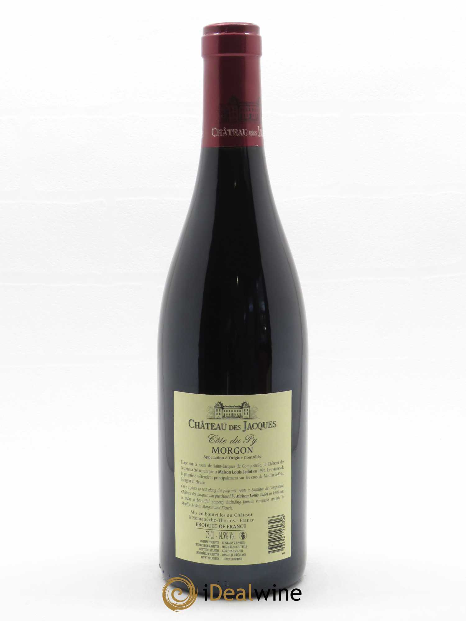 Morgon Côte du Py Château des Jacques  2020 - Lot de 1 Bouteille