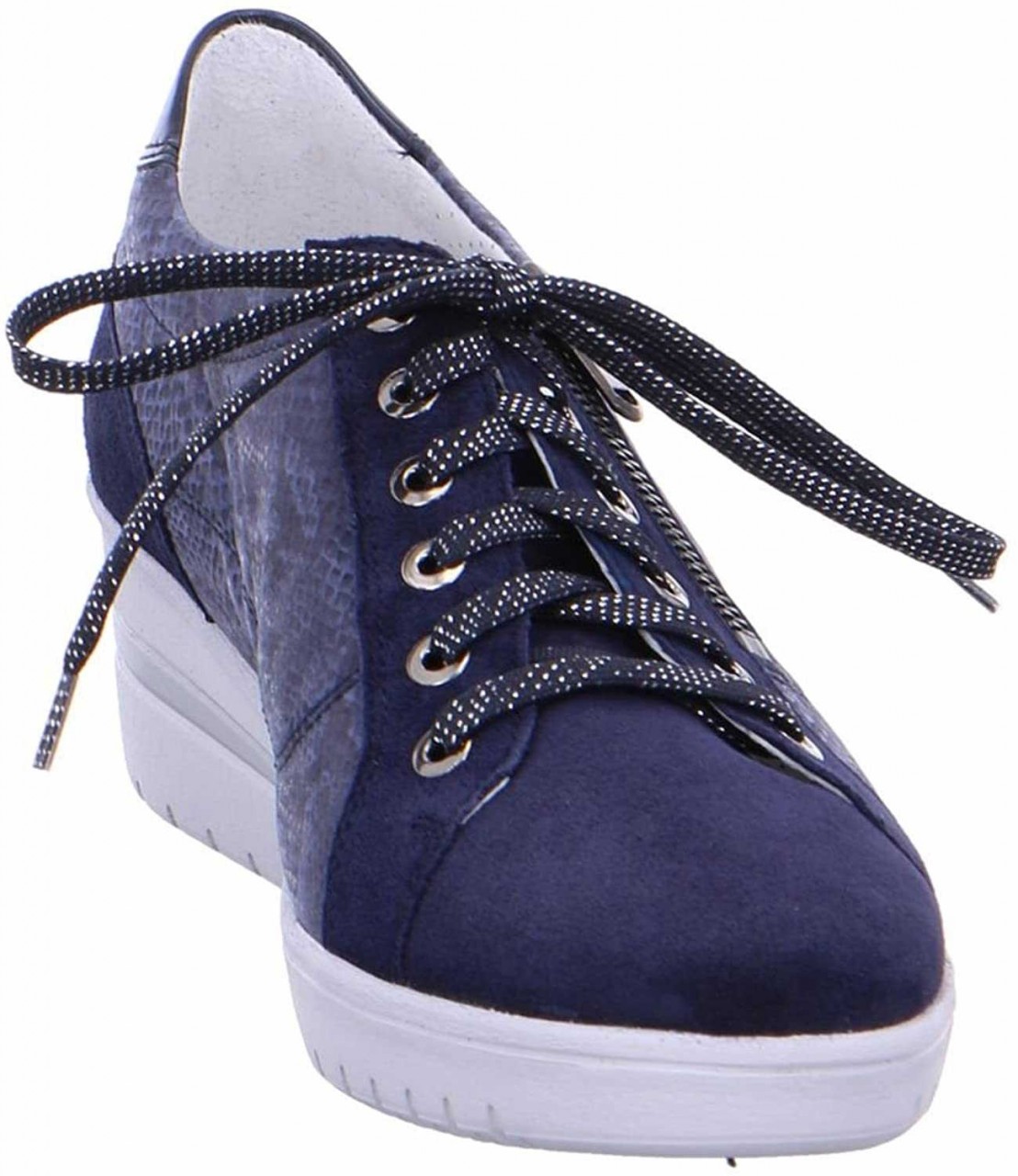MEPHISTO Komfort Schnürer blau INDIGO