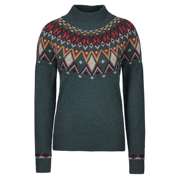 INDU ECO MOCK NECK Damen - Strickpullover