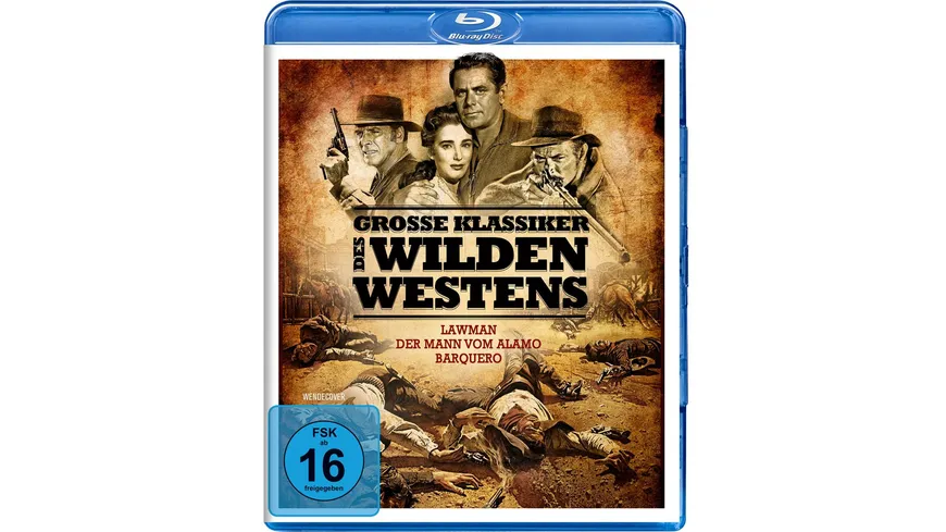 Große Klassiker des Wilden Westens - Lawman, Der Mann vom Alamo, Barquero  (3 Blu-rays)