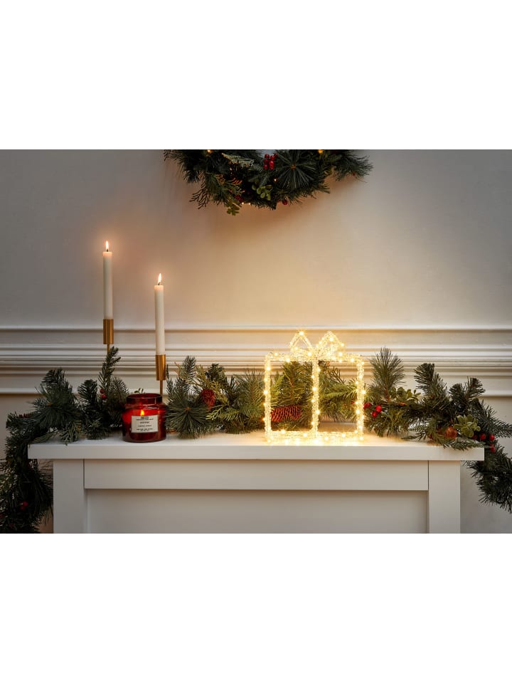Beliani LED Deko KEMI in Weiß - (W) 22 x (H) 25 x (L) 6 cm günstig kaufen onesize