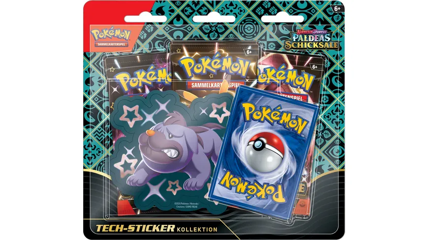POKÉMON Sammelkartenspiel - KP04.5 Tech-Sticker-Kollektion, sortiert, 1 Stück