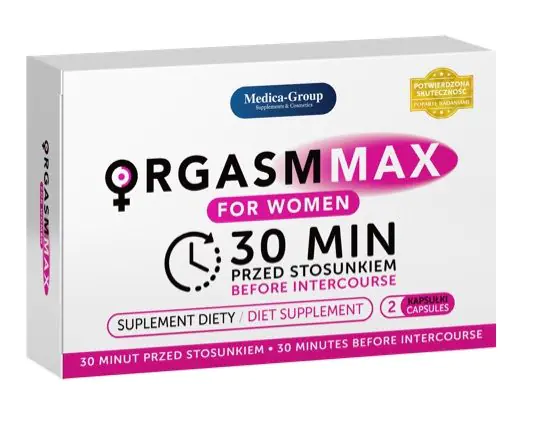 Orgasm Max για γυναίκες, Συμπλήρωμα διατροφής που αυξάνει τη γυναικεία λίμπιντο, Κάψουλες