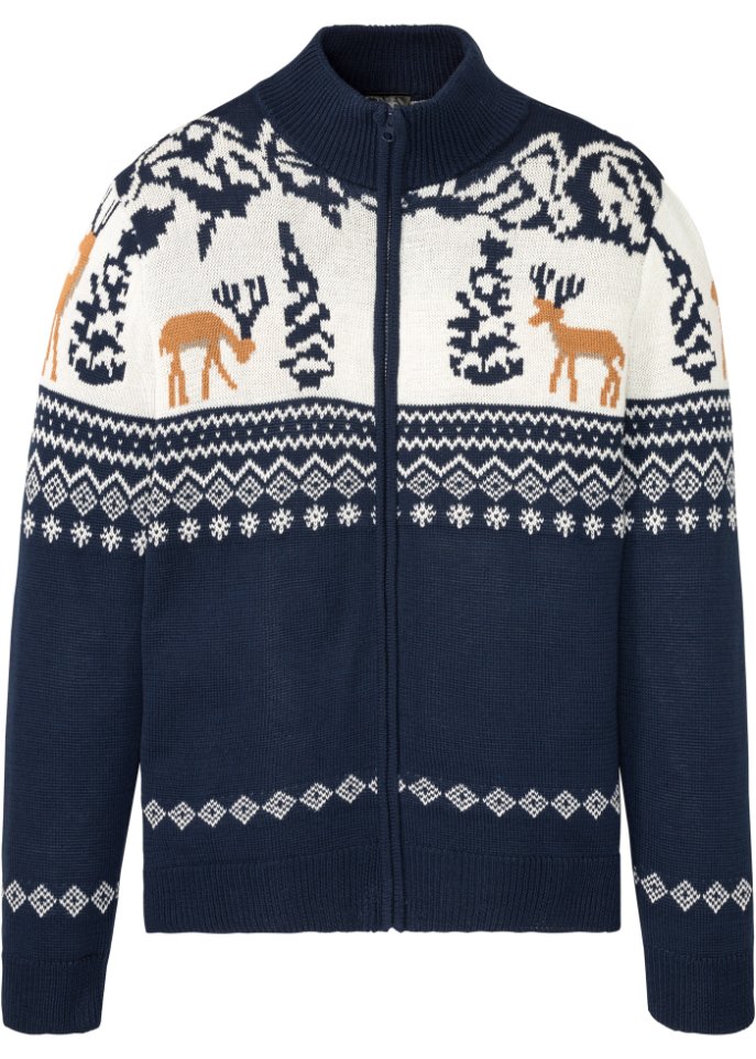 Norweger-Strickjacke