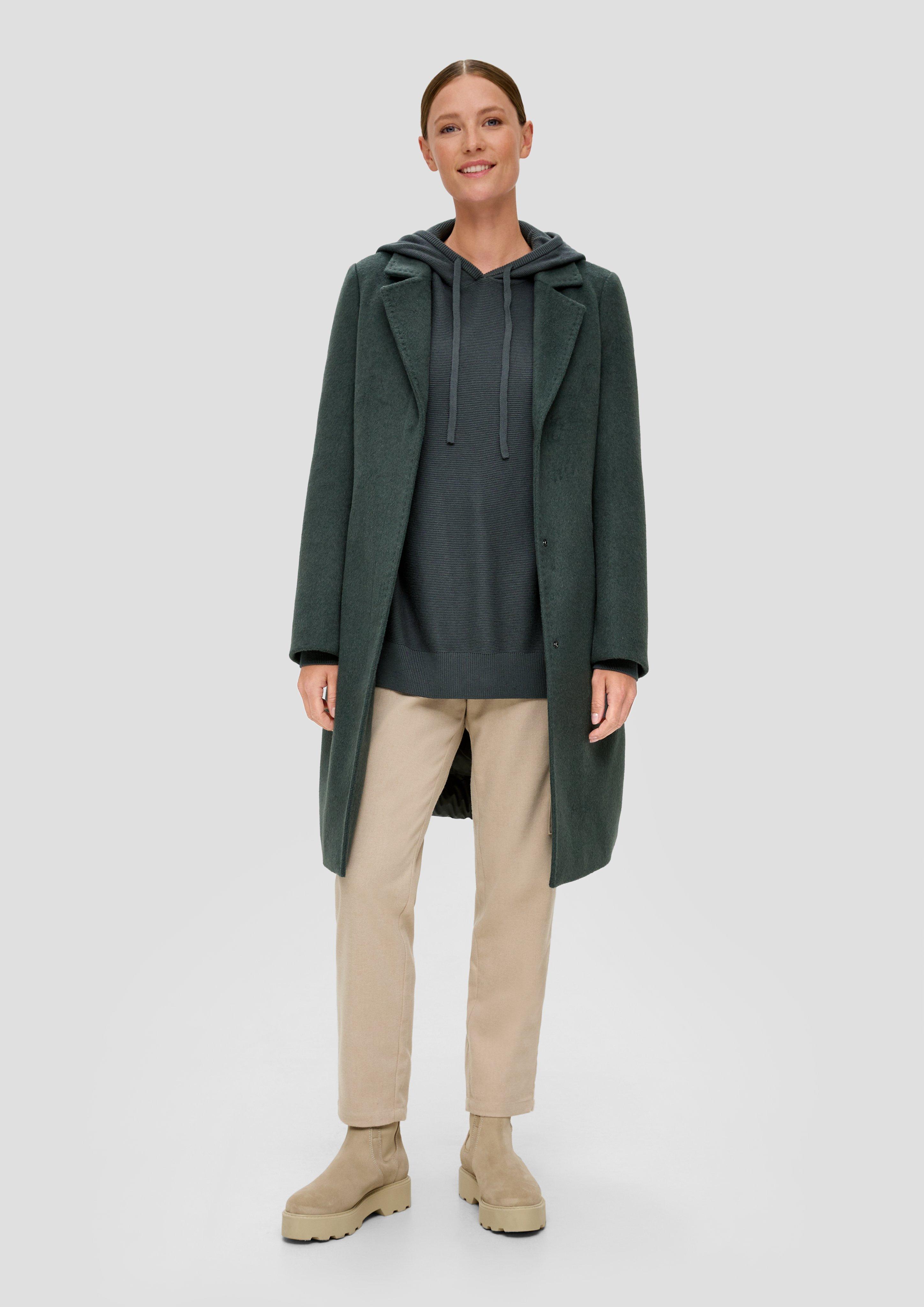 Strick-Hoodie aus Baumwollmix  2136615-7909