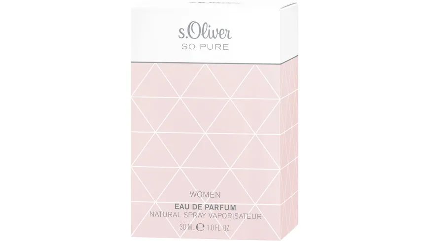 s.Oliver SO PURE Women Eau de Parfum Naturalspray 30 ml