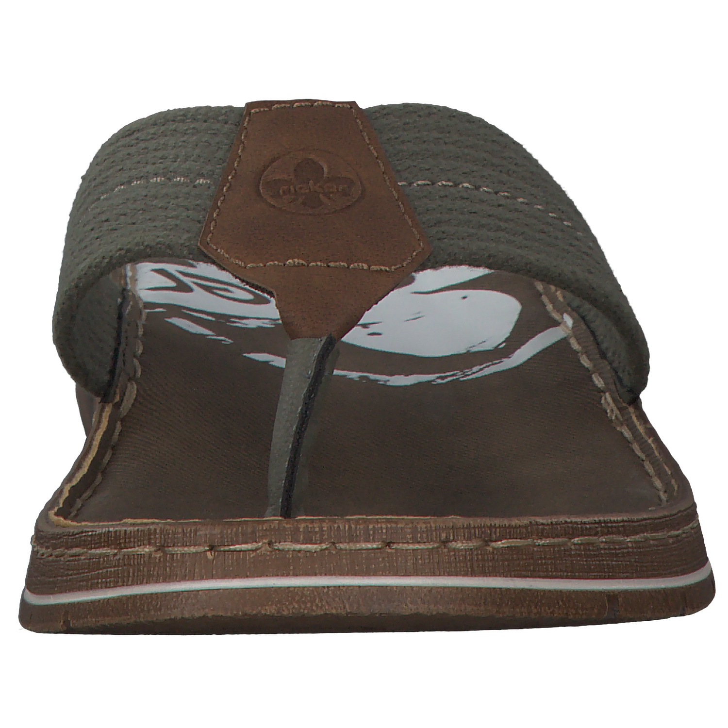 Rieker 21280, Zehentrenner, Herren, Olive