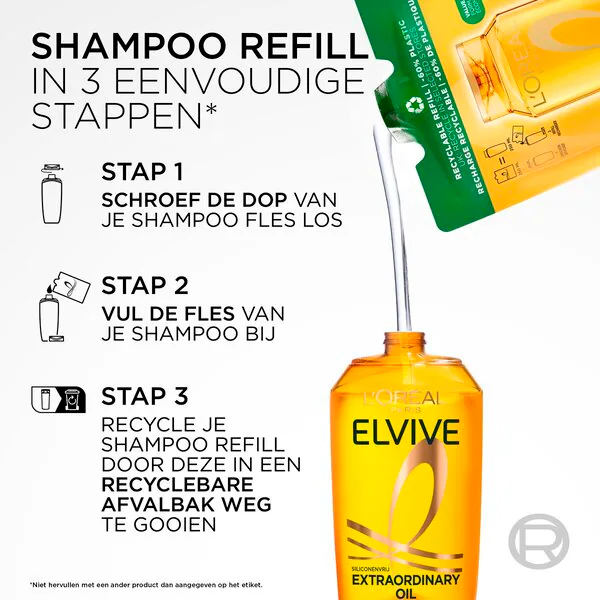 L'Oréal Paris Elvive Extraordinary Oil šampūna uzpilde 250ml