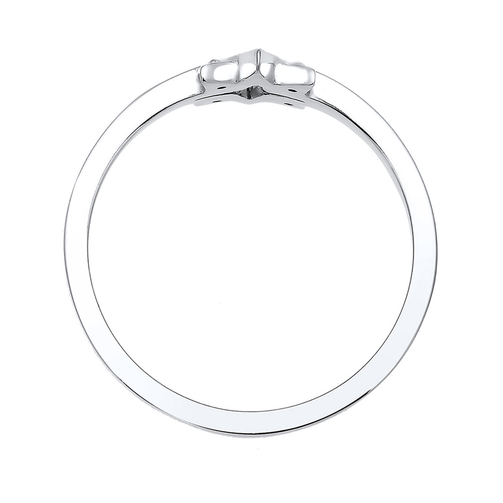 Elli Elli Bague Femme Motif de l'Étoile Ludique avec des Cristaux en Argent Sterling 9 Bague