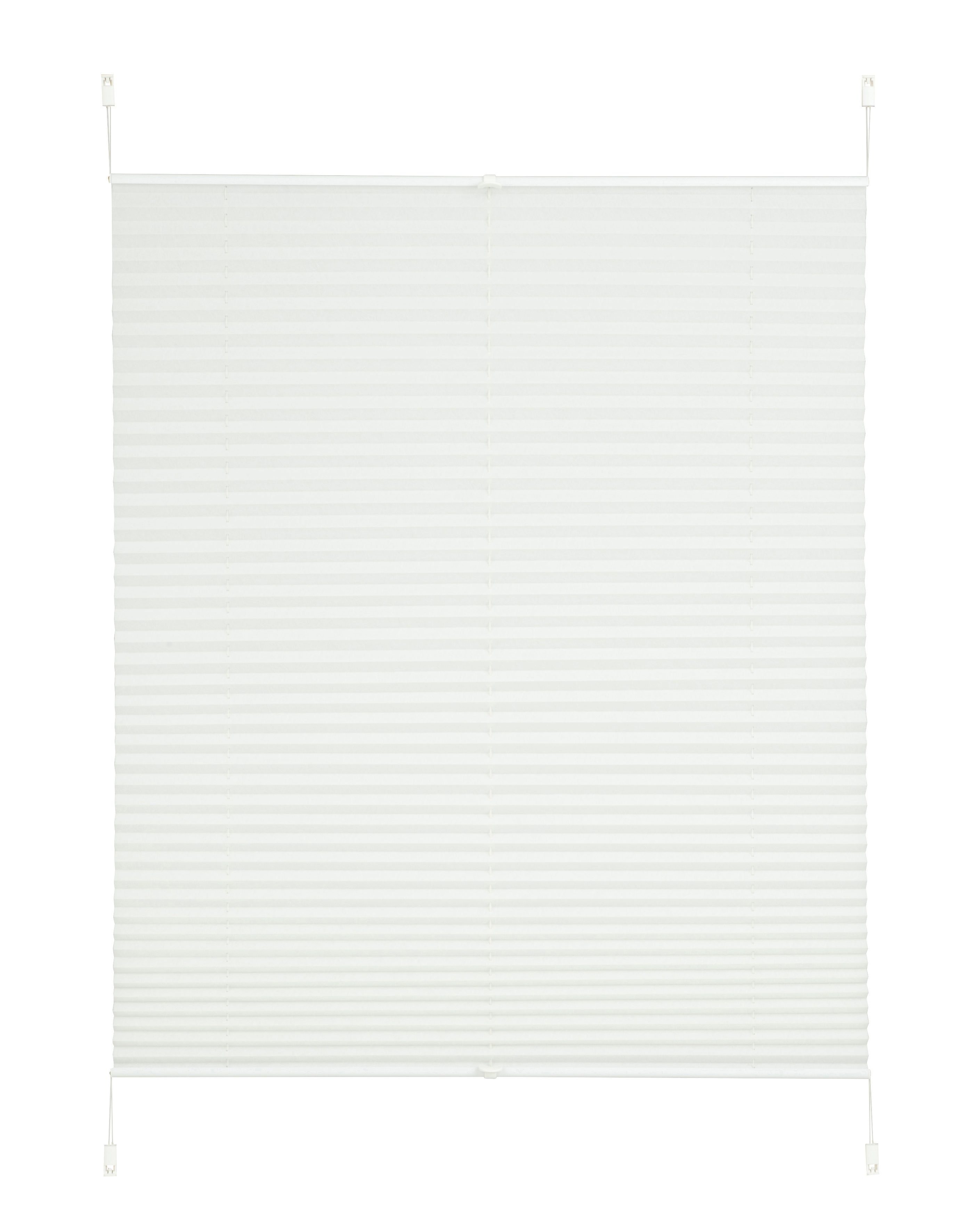Plissee DAHRA, my home, Lichtschutz, ohne Bohren, verspannt, Klemmfix, Fixmaß, Crushed-Optik, Klemmfix, Klemmträger, Bestseller, Klemmträger