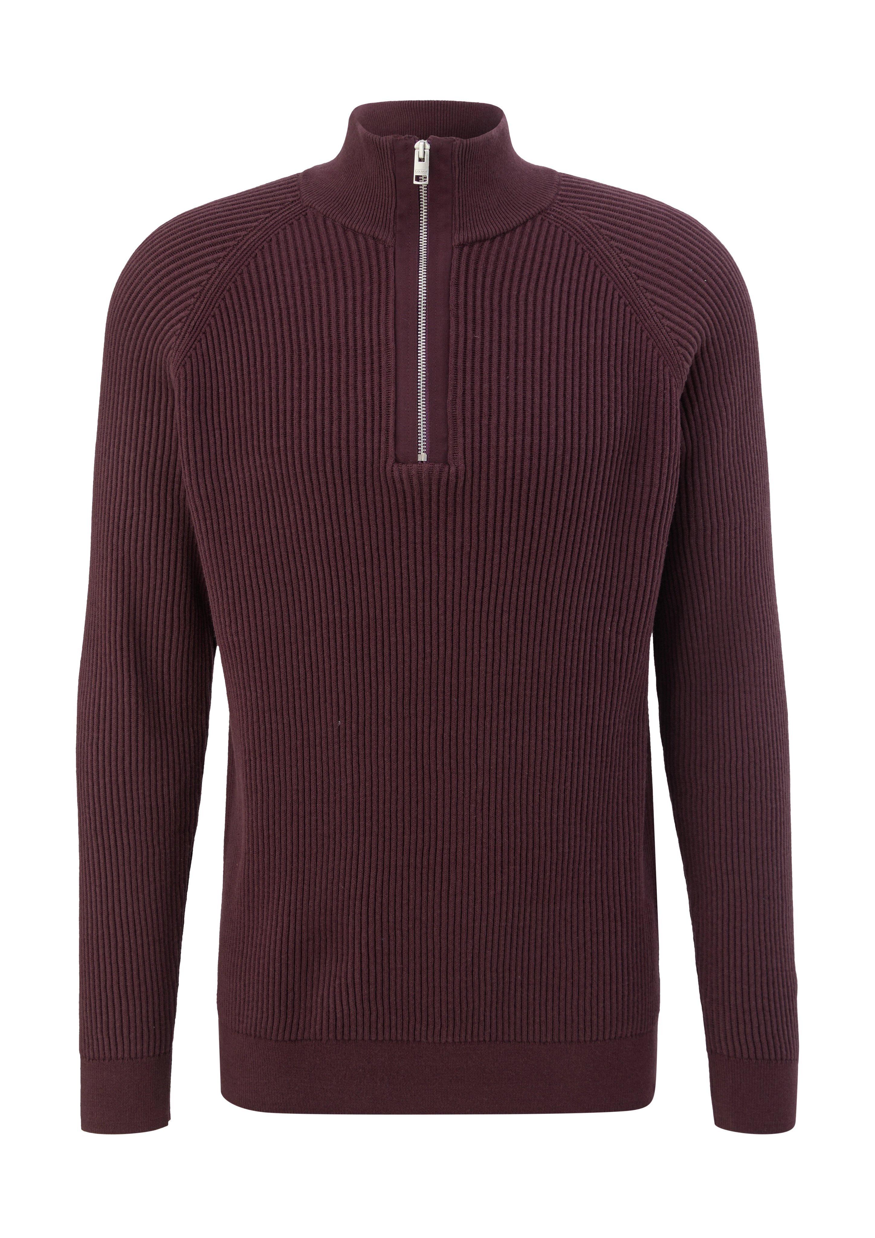 Strickpullover mit Half-Zip  2124529-4991