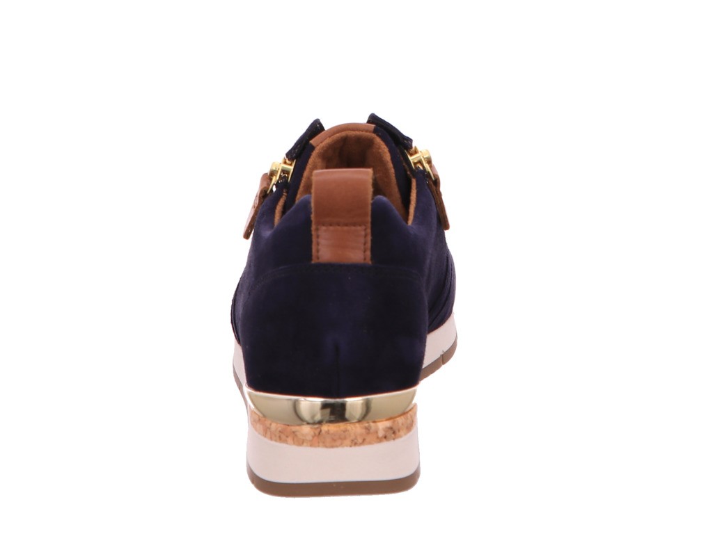 GABOR Freizeit Schnürer blau Gabor Fashion Sneaker low 43.411.16 blau