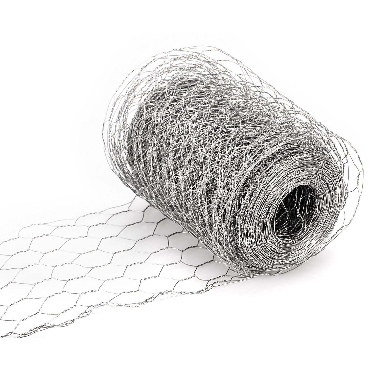 Maschendraht, silber, 20 m