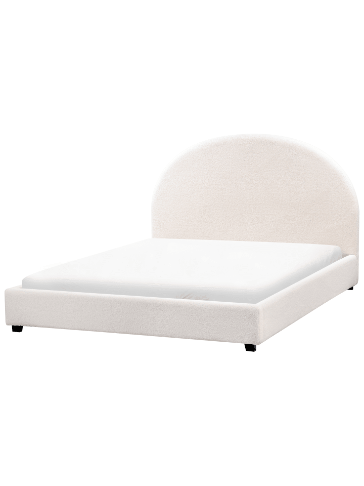 Beliani Doppelbett VAUCLUSE in Weiß - (W) 154 x (H) 112 x (L) 214 cm günstig kaufen onesize