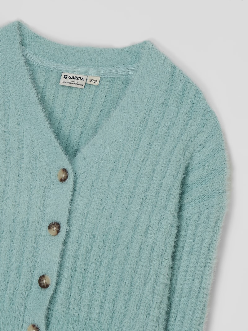 Cardigan mit Viskose-Anteil in mint