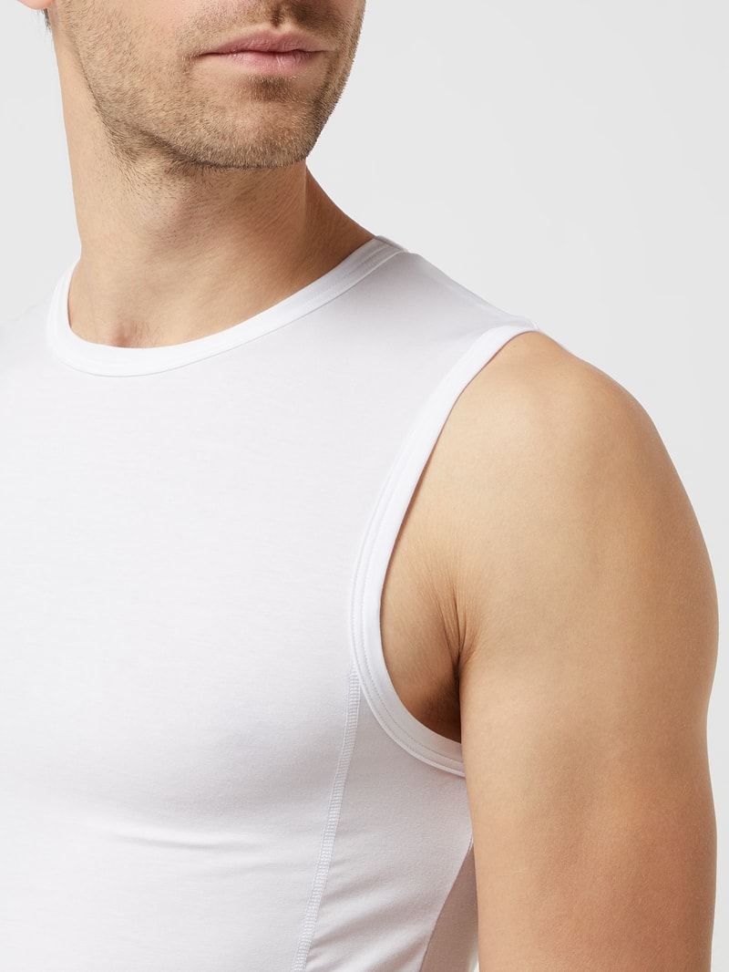 Tanktop aus Lyocellmischung in weiß