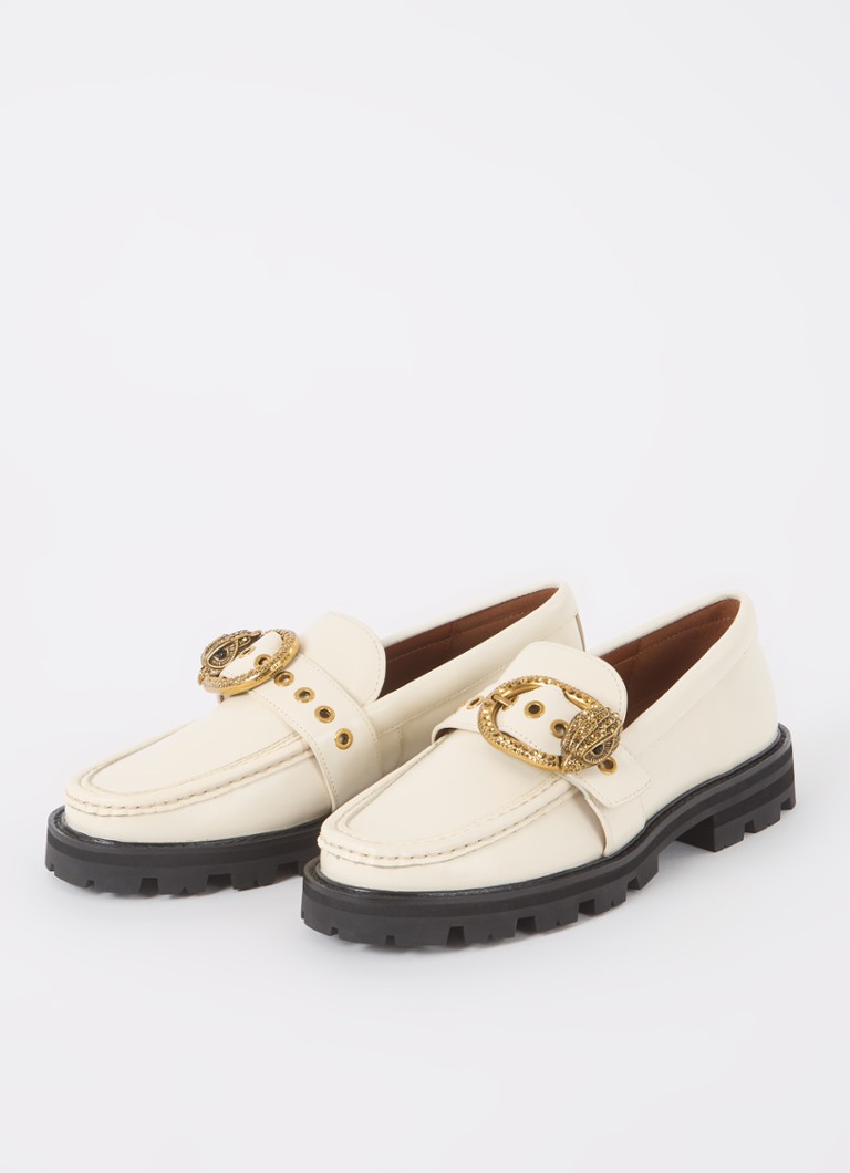 Mocassini in pelle Mayfair di Kurt Geiger con dettaglio fibbia