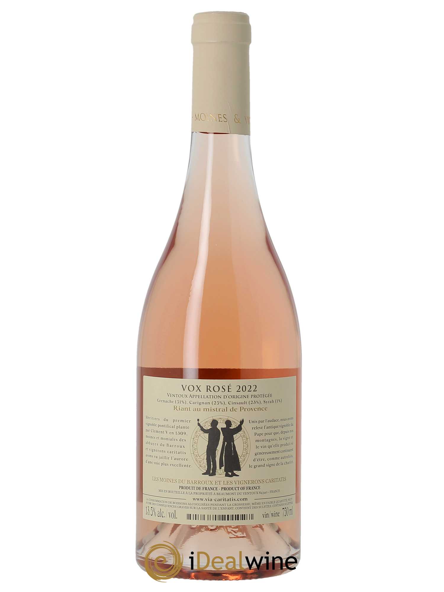 Ventoux Vox Via Caritatis  2022 - Lot de 1 Bouteille