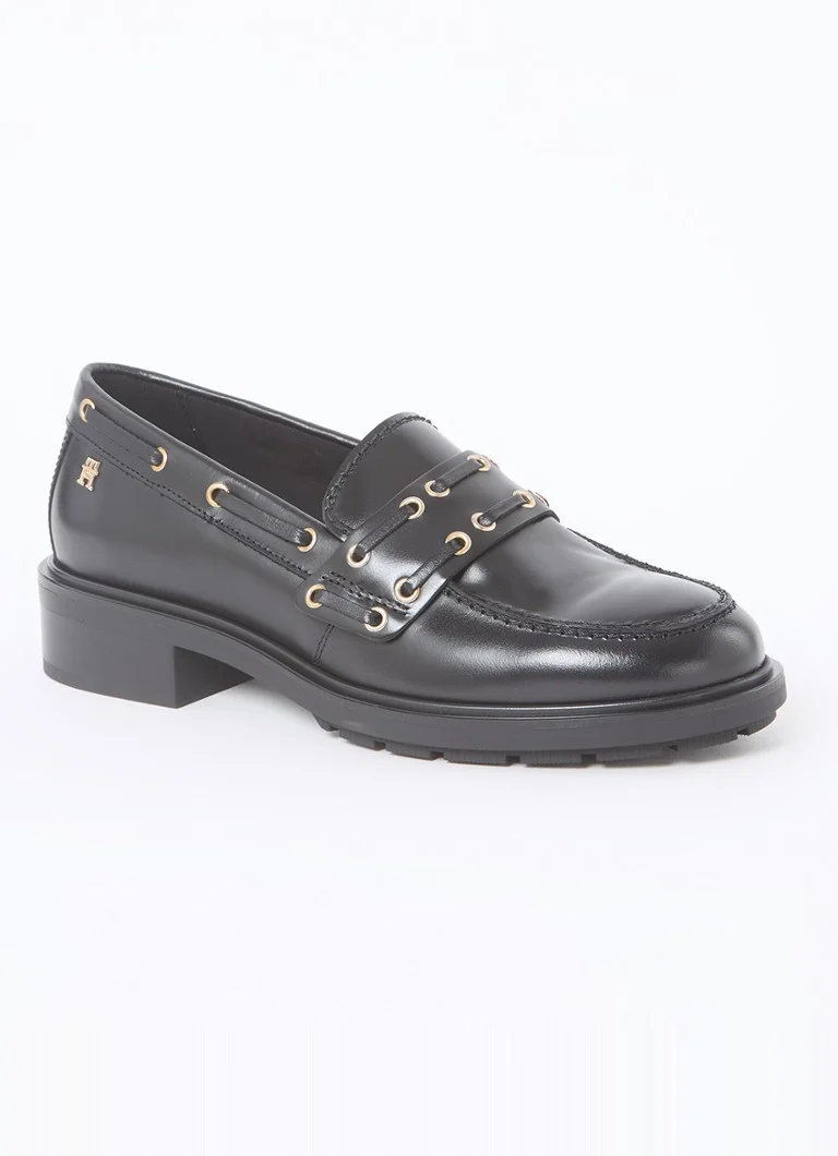 Mocassins de couro Tommy Hilfiger