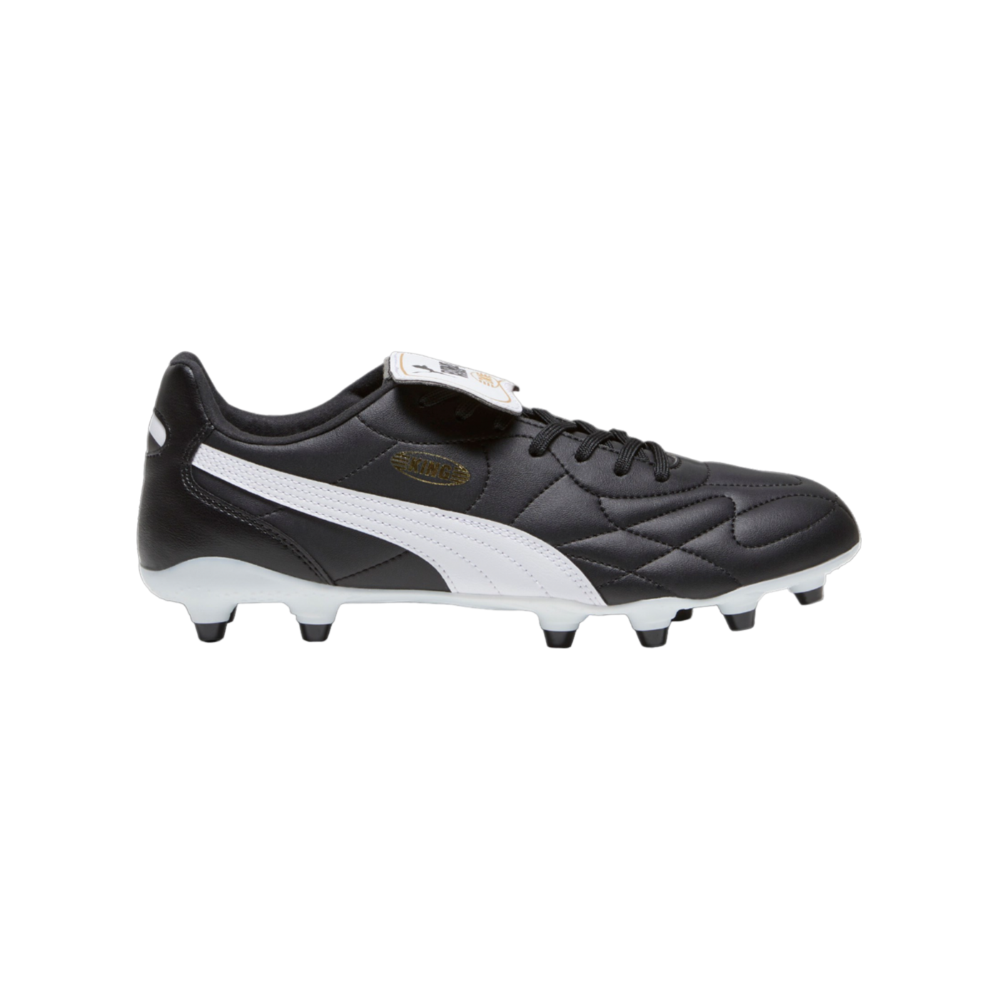 PUMA KING Top FG/AG Schwarz Weiss Gold F01