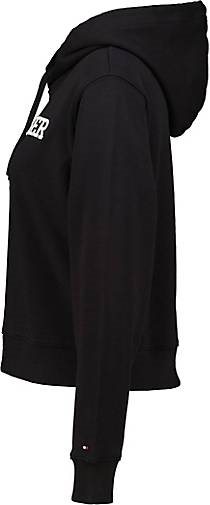 TOMMY HILFIGER Damen Sweatshirt REG MONOTYPE EMB HOODIE