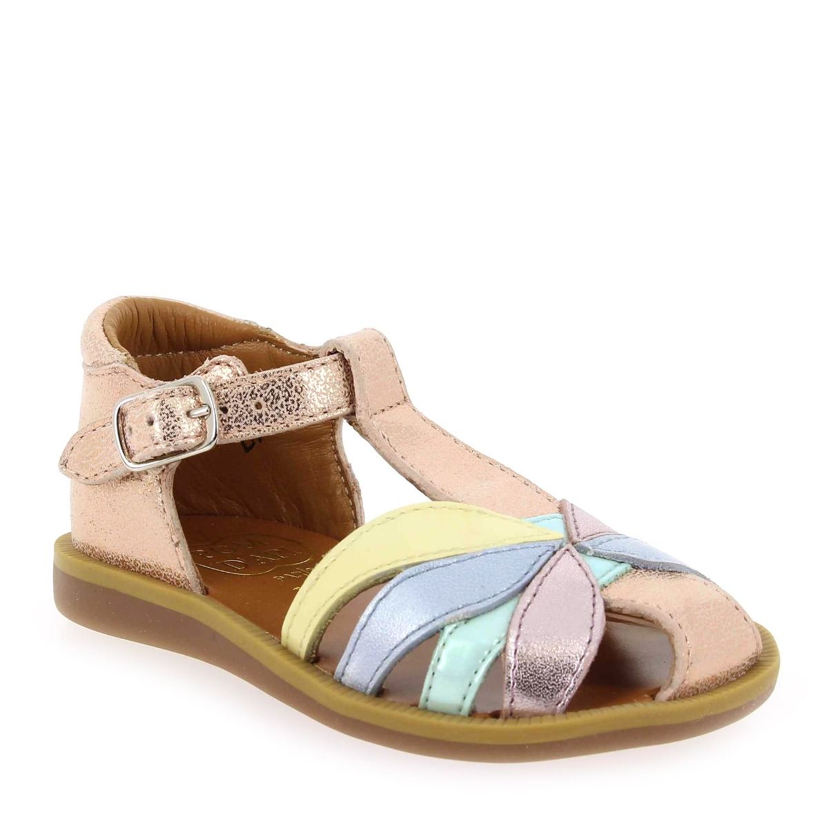 Pom d'api  POPPY OTO E23 - Nude multi