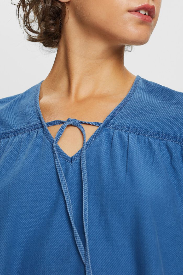 Bluse aus Baumwolltwill
