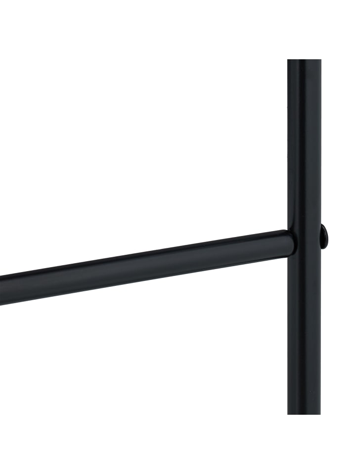 relaxdays Handtuchleiter in Schwarz - (B)55,5 x (H)160,5 x (T)10 cm günstig kaufen onesize
