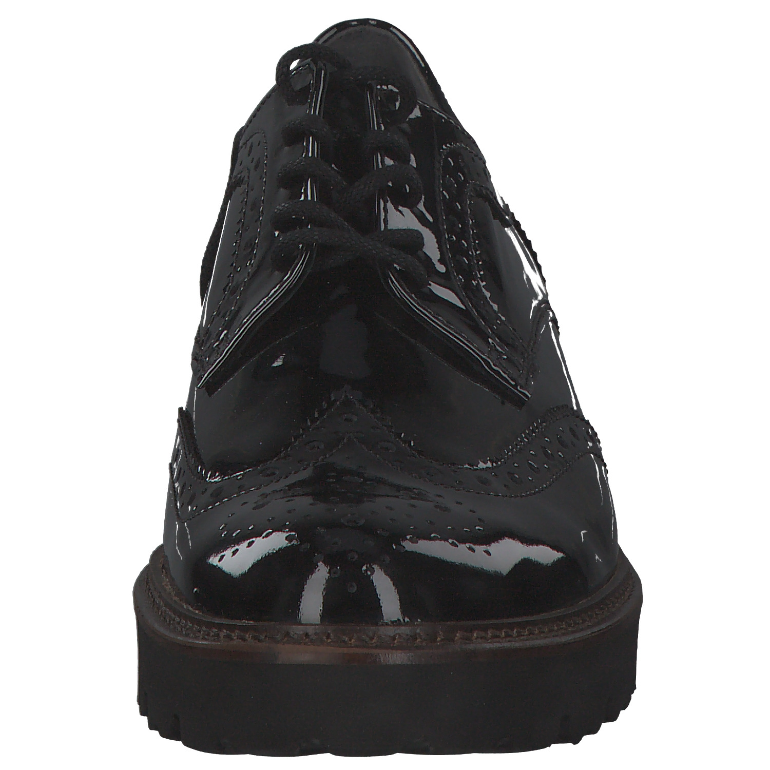 Gabor 05.244, Schnürschuhe, Damen, schwarz (cognac)