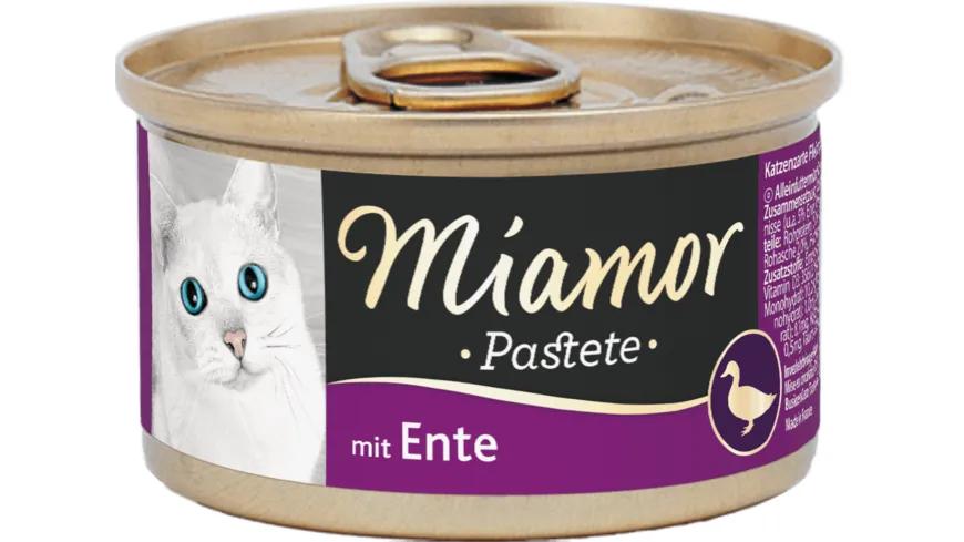 Miamor Katzennassfutter Pastete Ente 85 g
