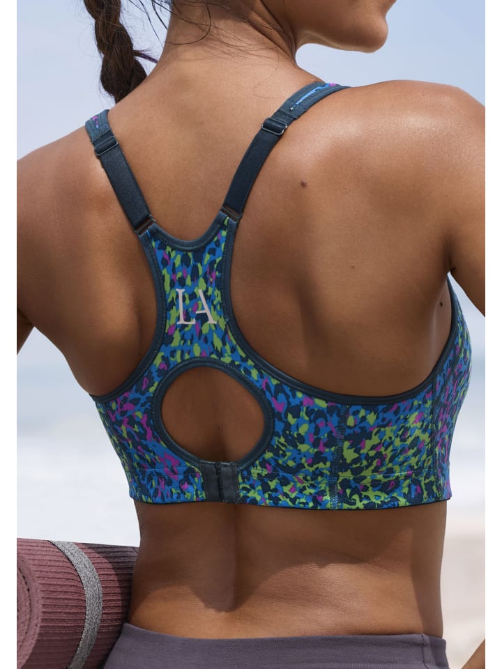 LASCANA ACTIVE Sport-BH in grün-bunt günstig kaufen