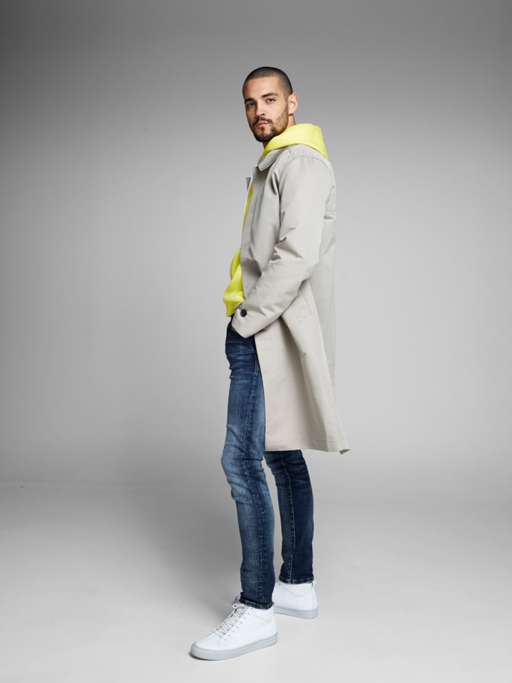 Jack & Jones Slim Fit Jeans Denim Hose JJIGLENN JJICON in Blau günstig kaufen