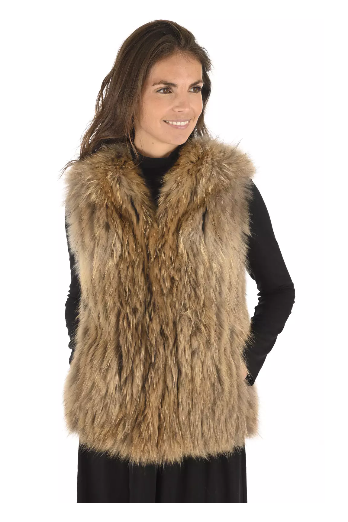 La Canadienne Autres Gilets Femme couleur beige