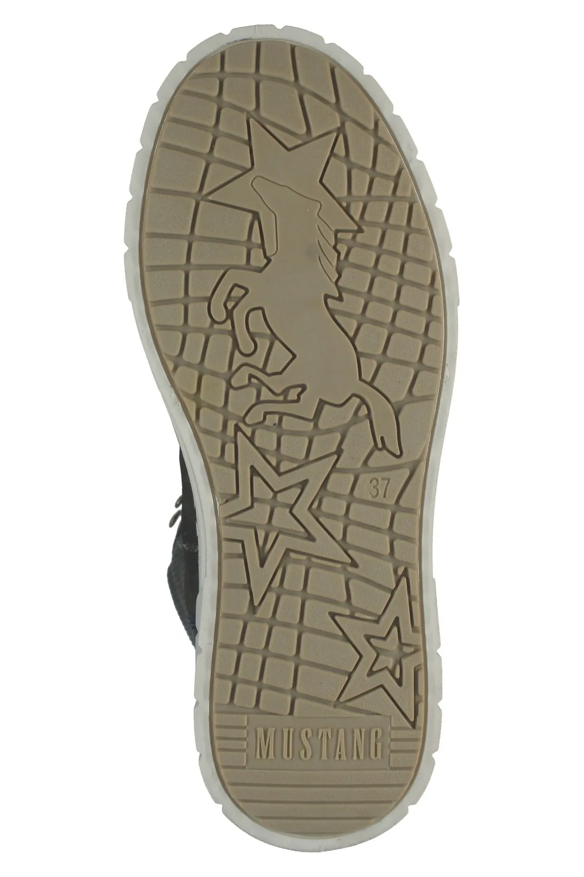 Mustang  Sneaker - Khaki - Flacher Absatz