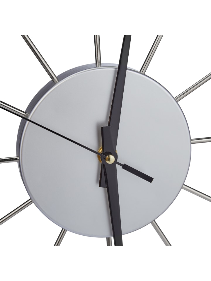 relaxdays Wanduhr in Schwarz/Weiß günstig kaufen onesize