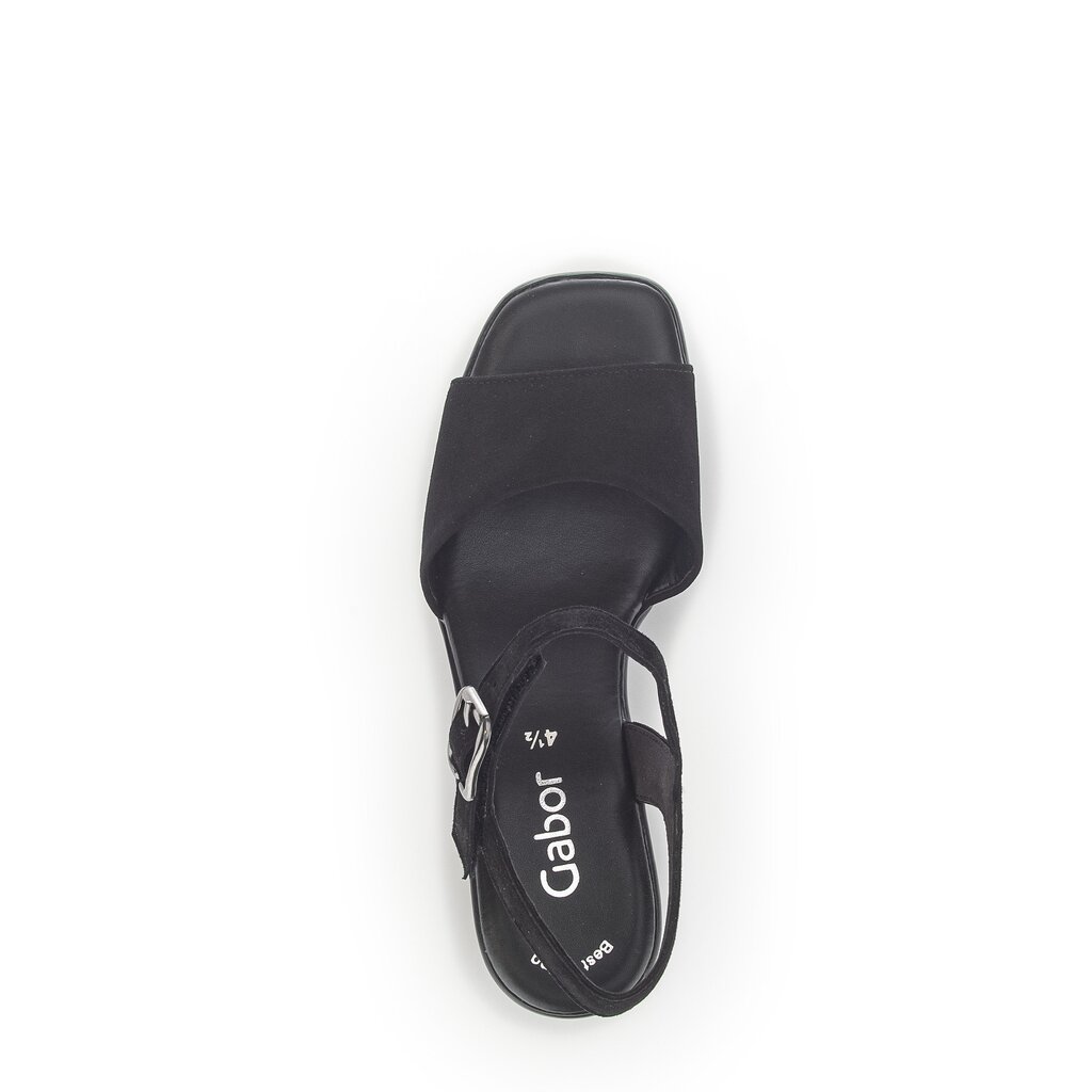 Gabor fashion Plateau Sandale schwarz
