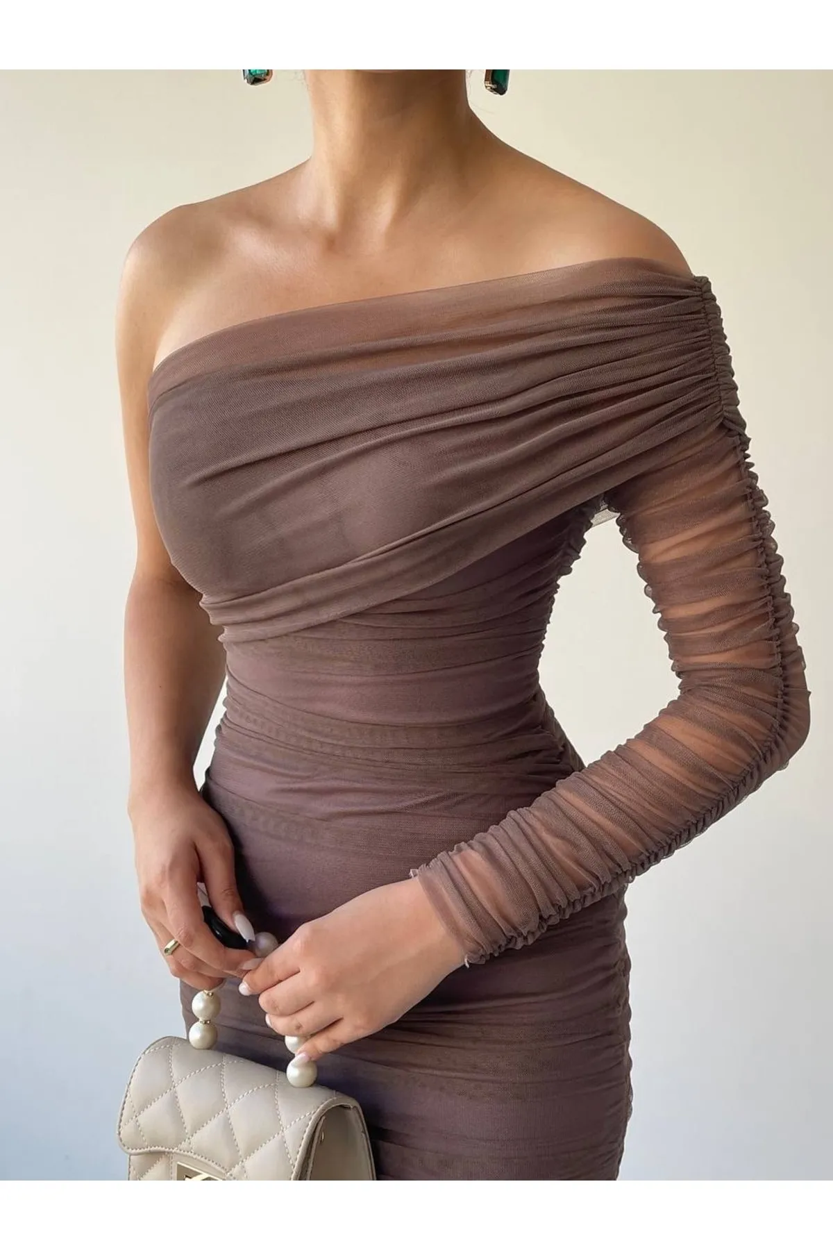 MY BELLA BUTİK  Kleid - Braun - Basic
