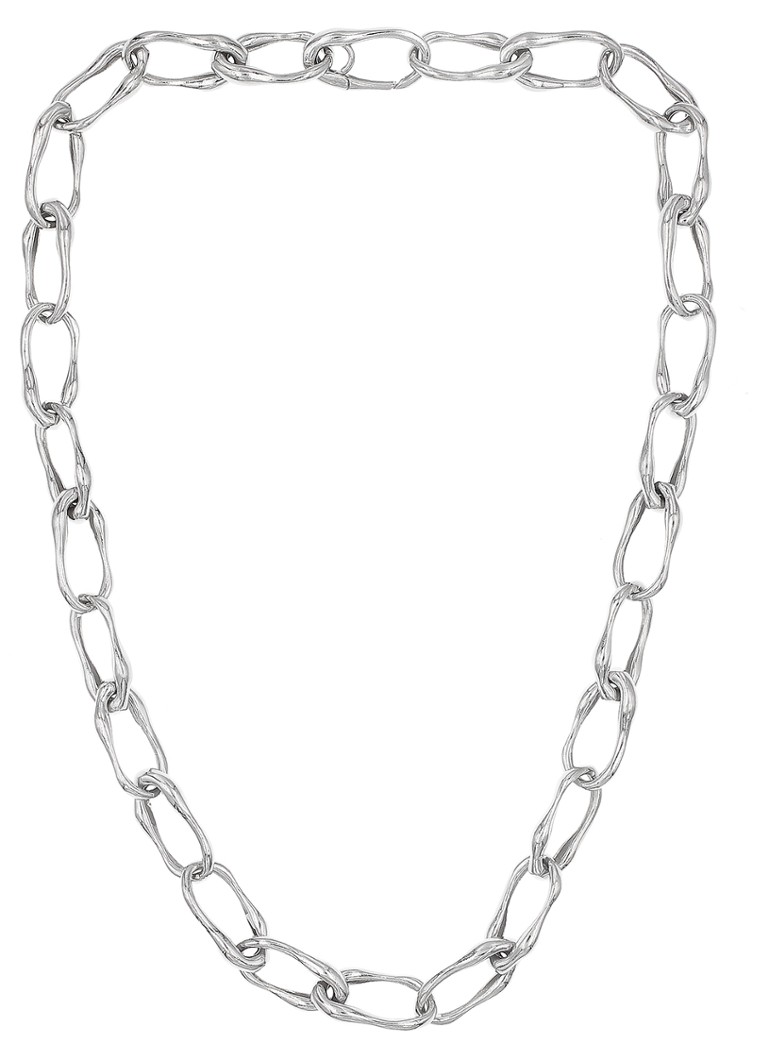 Casa Jewelry Bamboo necklace of silver